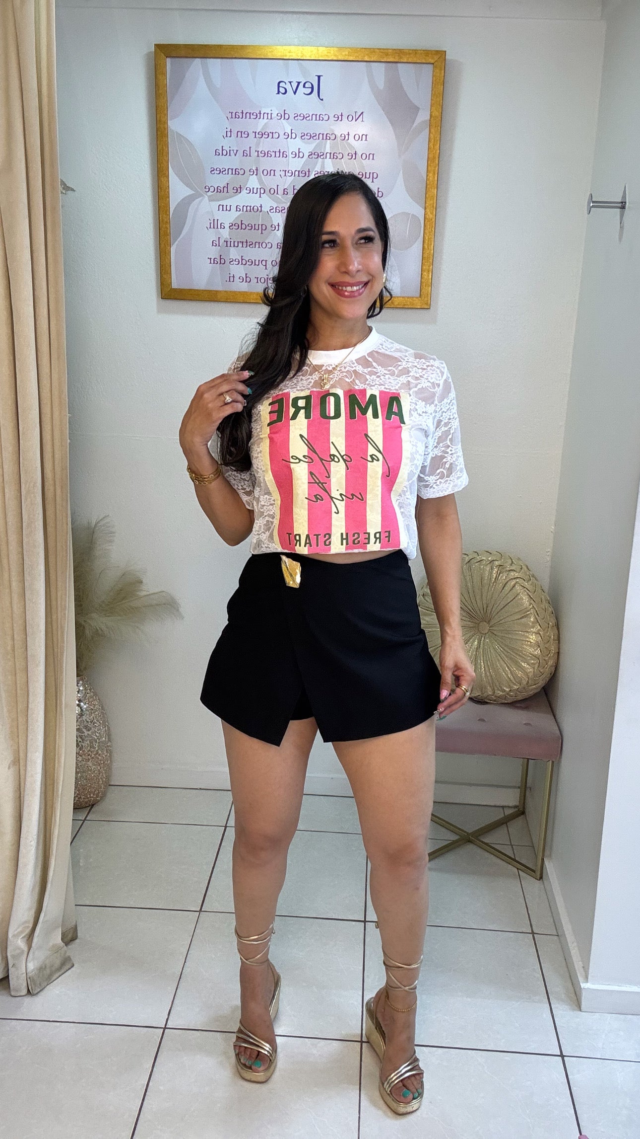 Amore Lace Top
