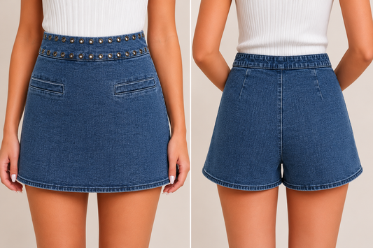 Denim Skort