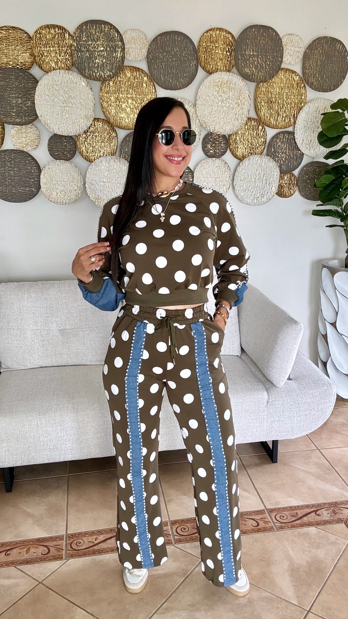 Olivia Polka Dot Set