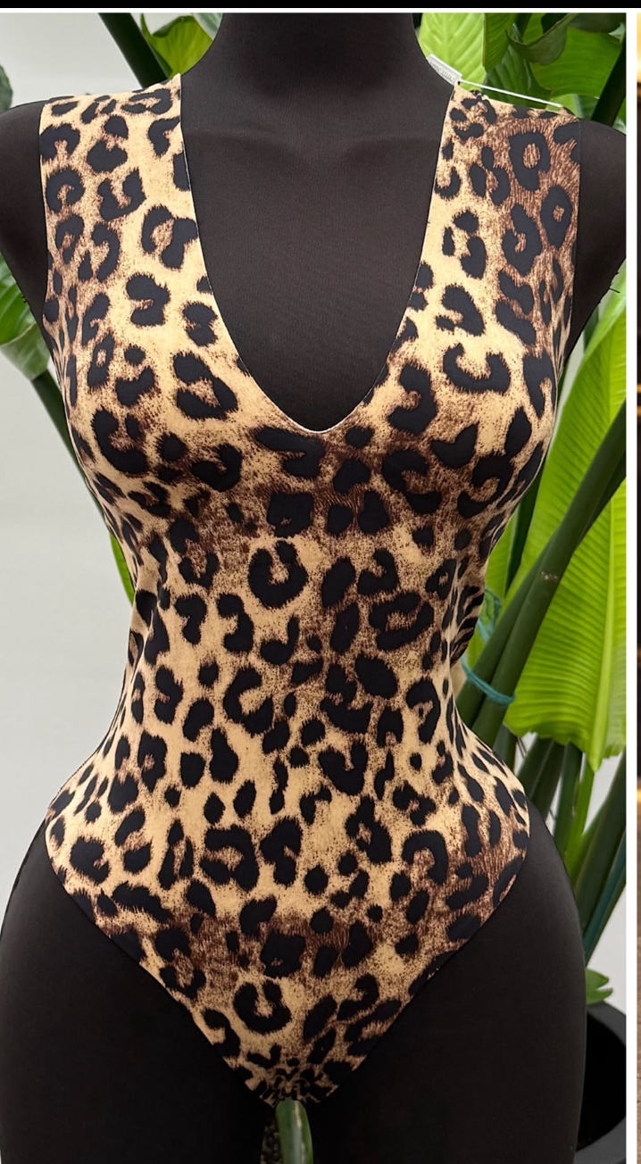 Animal Print Bodysuit